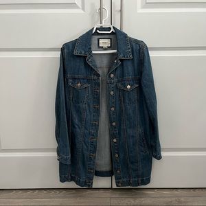 Forever 21 Long Jean Jacket